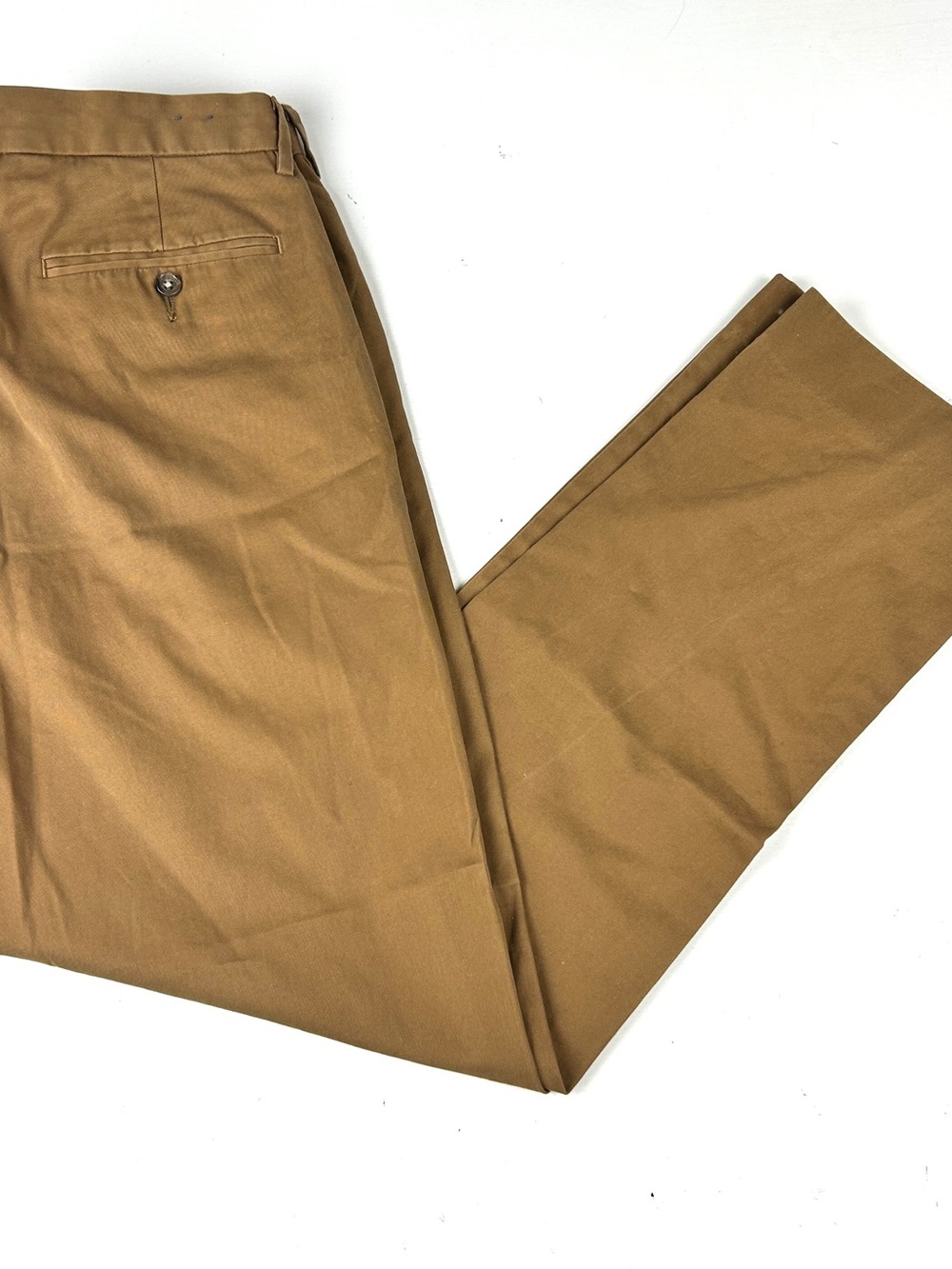 J Crew Bowery Chino Pants Mens 34 X 32 Brown Khaki Cotton Slim Fit
